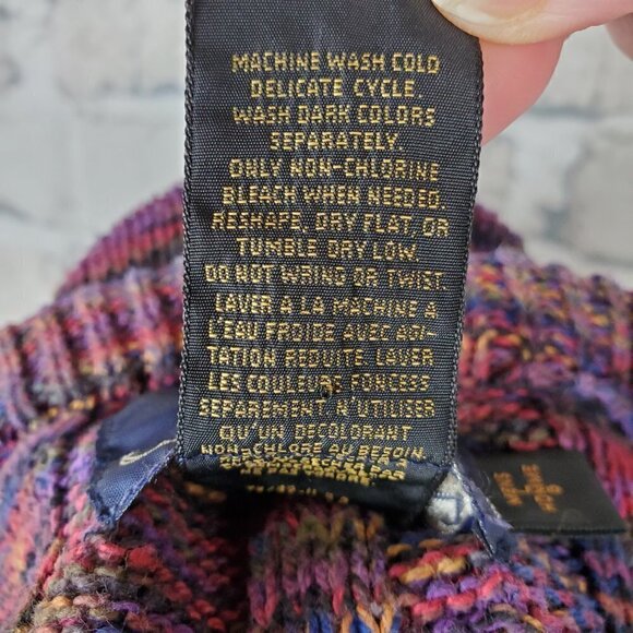 Vintage 80s Multicolor Crew Sweater Men's Large - Picture 15 of 15